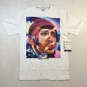 Tango Hotel White Graphic Tee